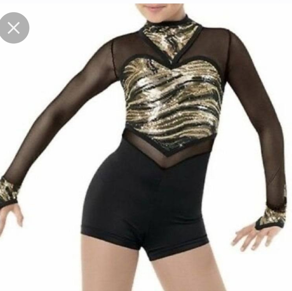 Weissman Dance Costume Romper Onesie